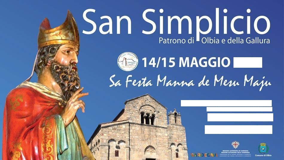Festa di San Simplicio Olbia, programma dal 10 al 15 Maggio Tracce di Sardegna