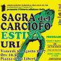 Sagra del Carciofo estiva a Uri, ecco il programma di Venerdì 11 Agosto Sagra del Carciofo estiva a Uri, ecco il programma di Venerdì 11 Agosto