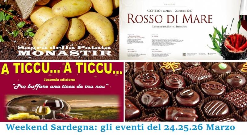 Eventi in Sardegna del weekend 24, 25 e 26 Marzo 2017