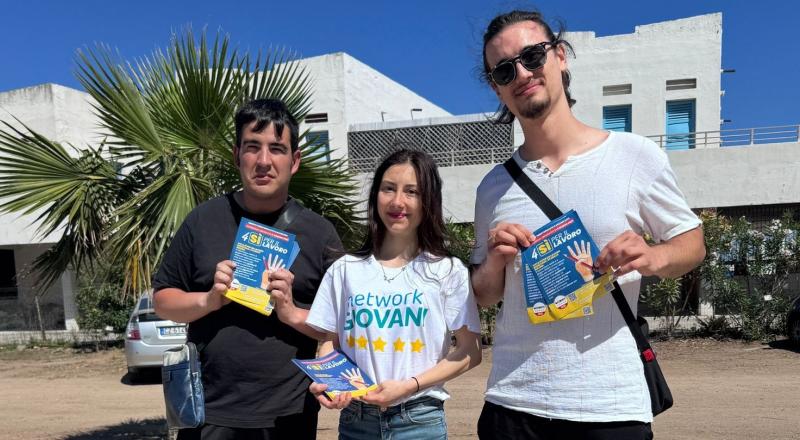 IL NETWORK GIOVANI DEL M5S DI CAGLIARI IN PIAZZA PER IL NO AL RIARMO IL NETWORK GIOVANI DEL M5S DI CAGLIARI IN PIAZZA PER IL NO AL RIARMO