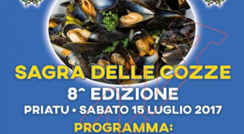Sagra delle Cozze a Priatu, ecco il programma dell'evento di Sabato 15 Luglio 2017 Sagra delle Cozze a Priatu, ecco il programma dell'evento di Sabato 15 Luglio 2017