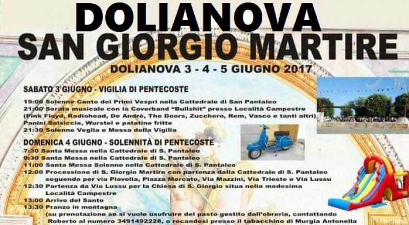 San Giorgio Martire a Dolianova, ecco il programma completo dal 3 al 5 Giugno 2017 