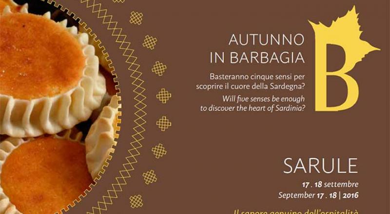 Autunno in Barbagia a Sarule, programma