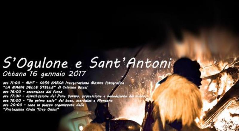 S'Ogulone e Sant'Antoni, ecco il programma dei fuochi di Sant'Antonio a Ottana
